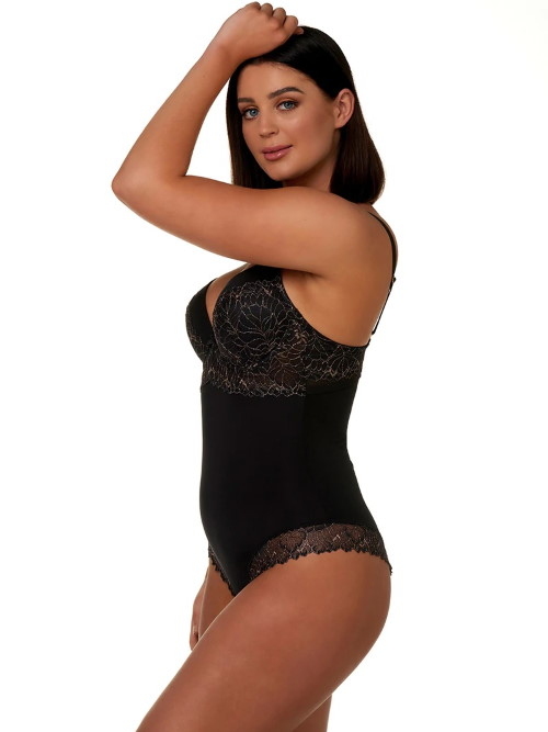 After Eden D-Cup & Up Novenna schwarz/gold korselett After Eden D-Cup & Up Novenna schwarz/gold korselett