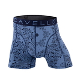 Cavello Paisley jeans blau micro boxershort