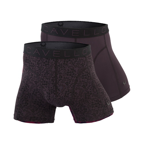 Cavello Paisley violett/schwarz micro boxershort