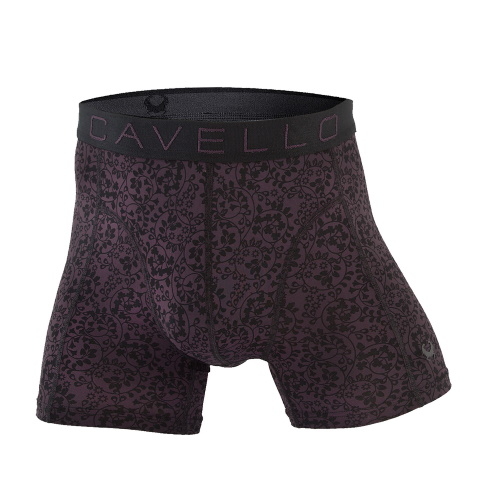 Cavello Paisley violett/schwarz sport boxershort Cavello Paisley violett/schwarz sport boxershort
