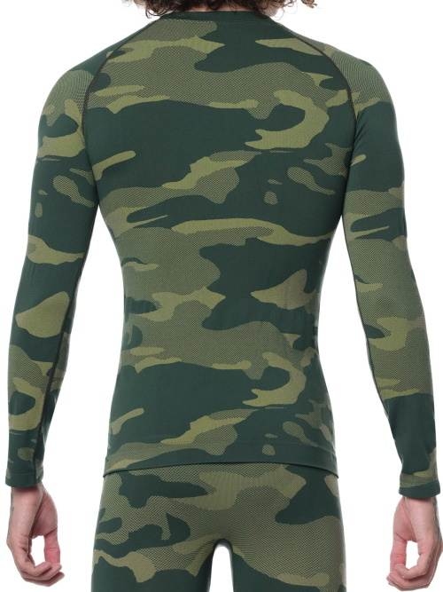 Starke Seele Camouflage grün/print herren thermo t-shirt Starke Seele Camouflage grün/print herren thermo t-shirt