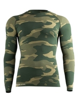 Starke Seele Camouflage grün/print herren thermo t-shirt