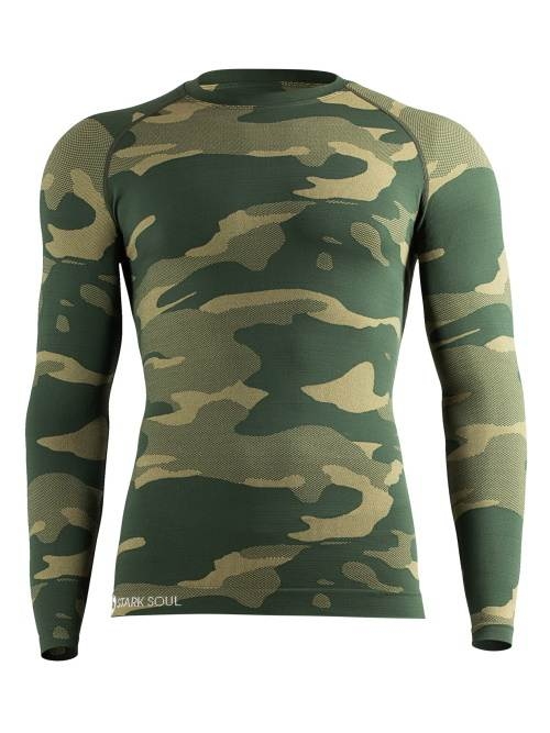 Starke Seele Camouflage grün/print herren thermo t-shirt Starke Seele Camouflage grün/print herren thermo t-shirt