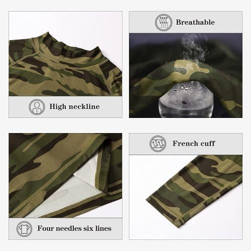 Starke Seele Camouflage grau/print herren thermo t-shirt Starke Seele Camouflage grau/print herren thermo t-shirt