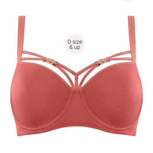 Marlies Dekkers Forever Secret pink/gold vorgeformter bh Marlies Dekkers Forever Secret pink/gold vorgeformter bh