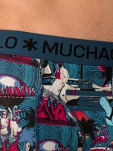 Muchachomalo Miami Vatos blau/print boxer short