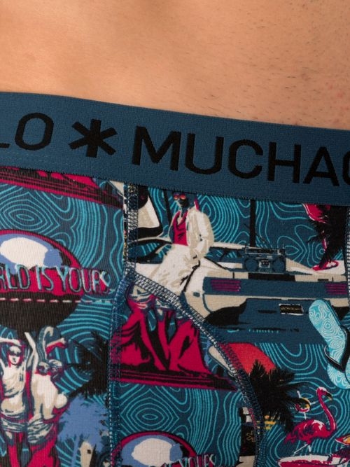 Muchachomalo Miami Vatos blau/print boxershort Muchachomalo Miami Vatos blau/print boxershort