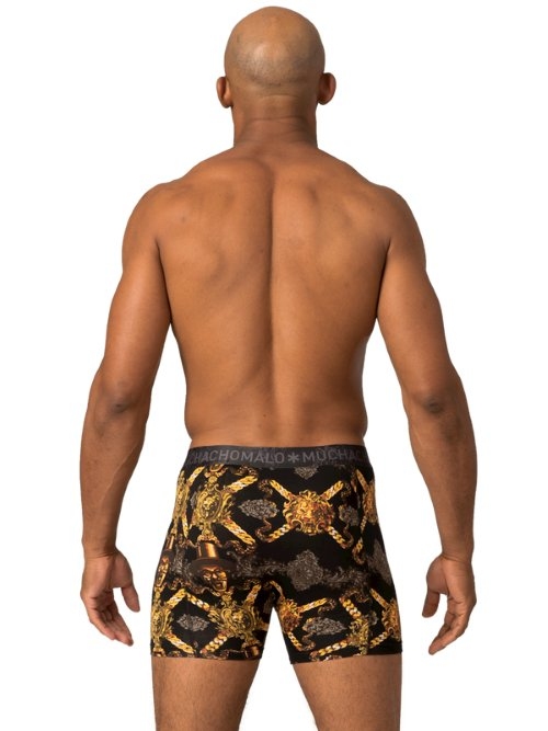 Muchachomalo Cuban schwarz/print boxershort Muchachomalo Cuban schwarz/print boxershort