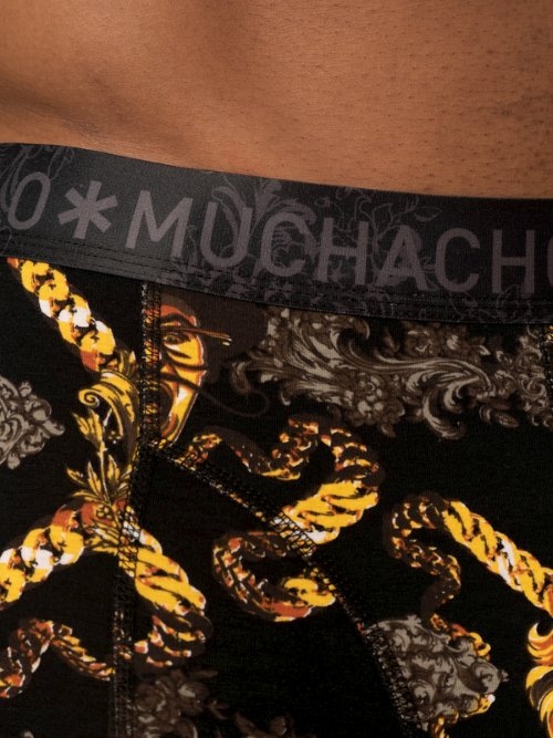 Muchachomalo Cuban schwarz/print boxershort Muchachomalo Cuban schwarz/print boxershort