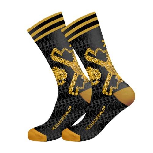 Muchachomalo Cuban schwarz/print socks Muchachomalo Cuban schwarz/print socks