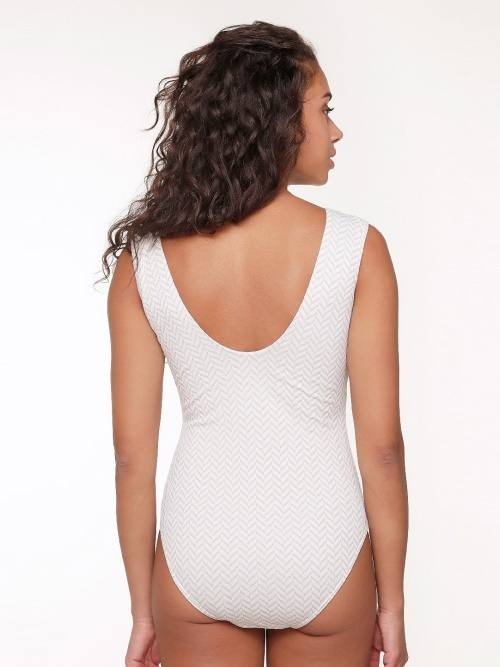 LingaDore Strand Fishbone elfenbein/print badeanzüge LingaDore Strand Fishbone elfenbein/print badeanzüge