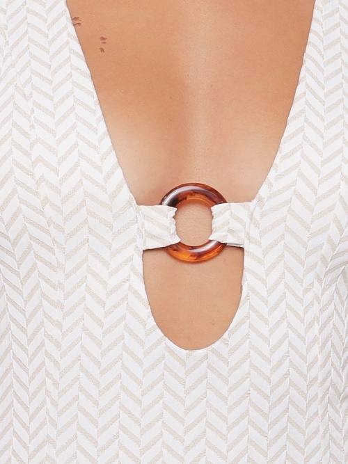 LingaDore Strand Fishbone elfenbein/print badeanzüge LingaDore Strand Fishbone elfenbein/print badeanzüge