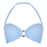 LingaDore Strand Blue Stripes blau/weiß gemoldefer bikini bh
