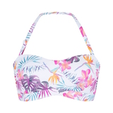 LingaDore Strand Tropic Floral weiß/print unwattierter bikini bh