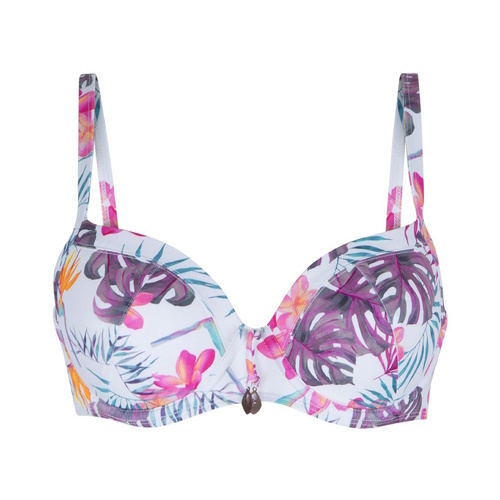 LingaDore Strand Tropic Floral weiß/print gemoldefer bikini bh LingaDore Strand Tropic Floral weiß/print gemoldefer bikini bh