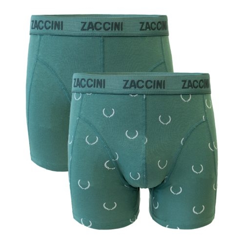 Zaccini Peace Wreath grün/print boxer short