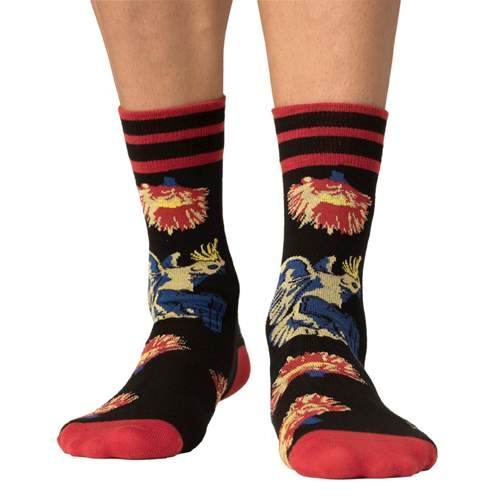 Muchachomalo Baretta schwarz/rot socks Muchachomalo Baretta schwarz/rot socks