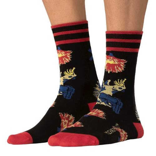 Muchachomalo Baretta schwarz/rot socks Muchachomalo Baretta schwarz/rot socks
