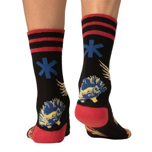 Muchachomalo Baretta schwarz/rot socks Muchachomalo Baretta schwarz/rot socks