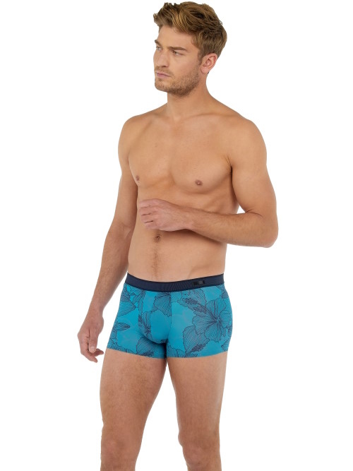 HOM Fano Plume türkis/print sport trunk HOM Fano Plume türkis/print sport trunk