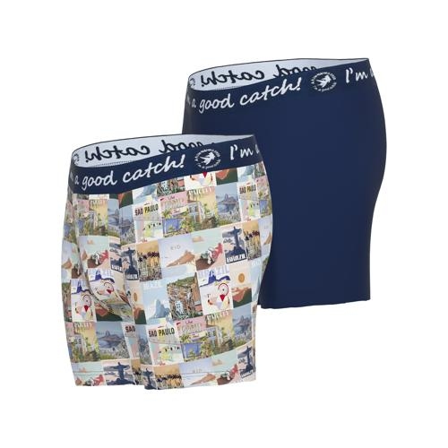 Ein Fisch namens Fred Brazil navy-blau/print boxershort Ein Fisch namens Fred Brazil navy-blau/print boxershort