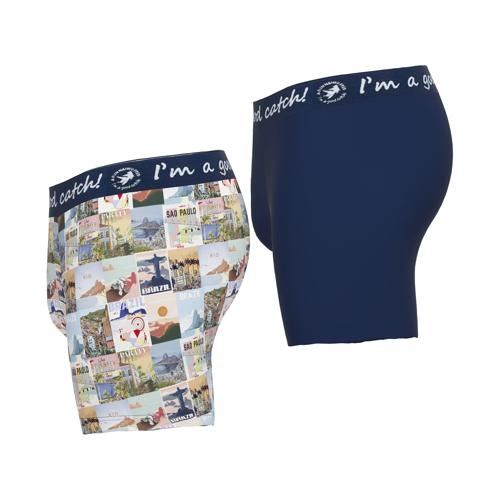 Ein Fisch namens Fred Brazil navy-blau/print boxershort Ein Fisch namens Fred Brazil navy-blau/print boxershort