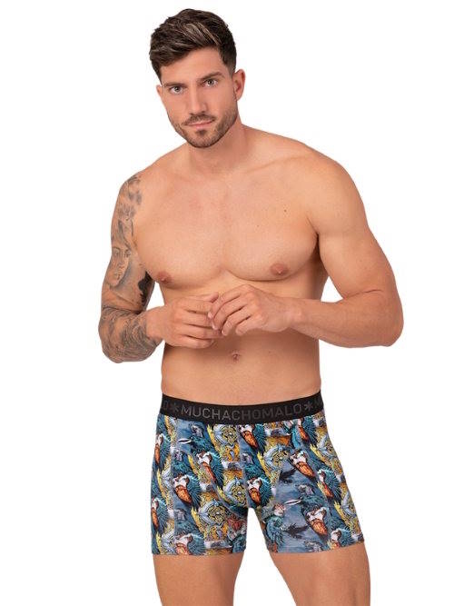 Muchachomalo Myth Norway blau/print boxershort Muchachomalo Myth Norway blau/print boxershort
