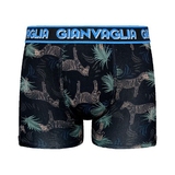 Gianvaglia Zeebra schwarz/print boxer short