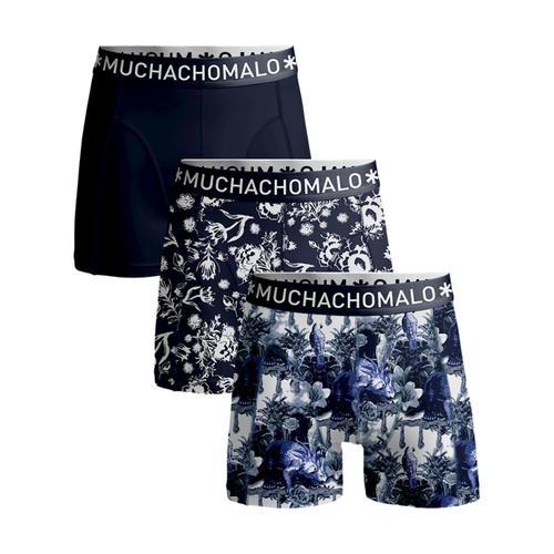 Muchachomalo FloralDino navy-blau/print jungen boxershort