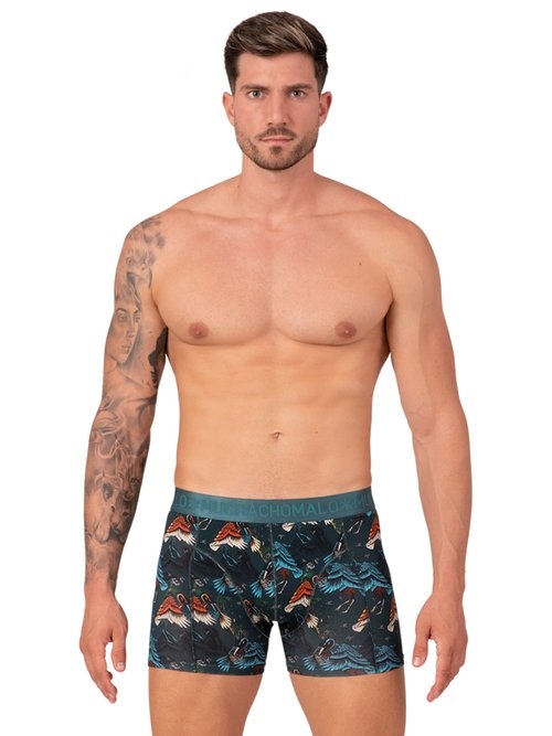 Muchachomalo Birds grün/print modal boxershort Muchachomalo Birds grün/print modal boxershort