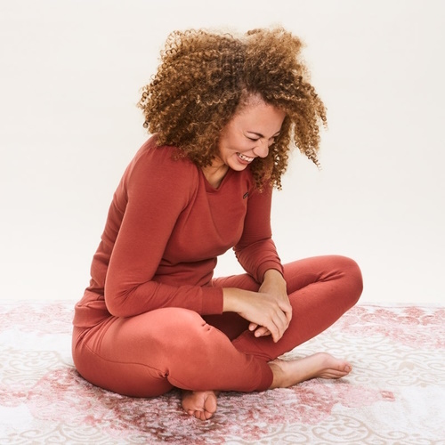 Charlie Choe Wandering Nights terrakotta pyjama Charlie Choe Wandering Nights terrakotta pyjama