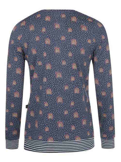 Charlie Choe Wandering Nights navy-blau/print schlafshirt Charlie Choe Wandering Nights navy-blau/print schlafshirt