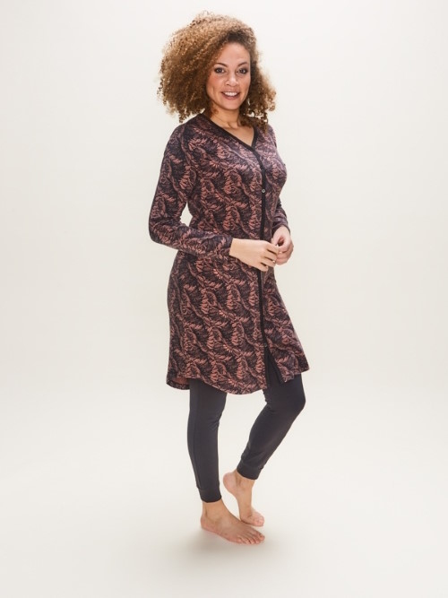 Charlie Choe Wild Nights grau/pink nachtkleid Charlie Choe Wild Nights grau/pink nachtkleid