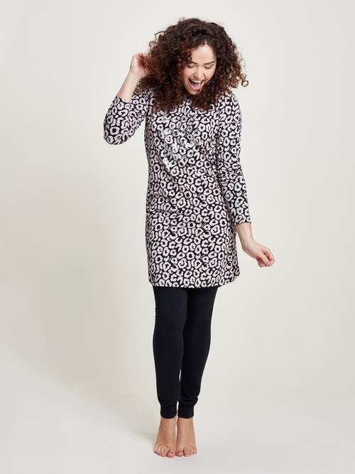 Charlie Choe Wilde Träume schwarz/pink nachtkleid Charlie Choe Wilde Träume schwarz/pink nachtkleid