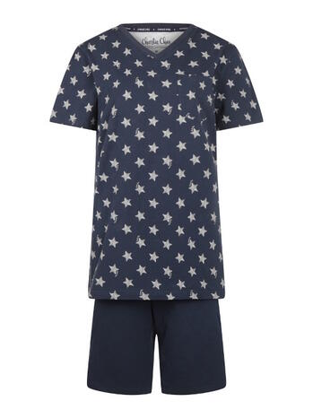CHARLIE CHOE STARS Blue/Print Heren pyjama shirt