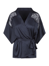 LingaDore Nacht Dark Snake navy-blau kimono