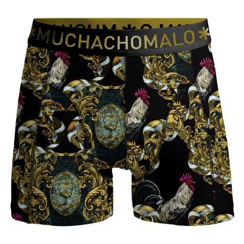 Muchachomalo Hahn schwarz/print boxer short