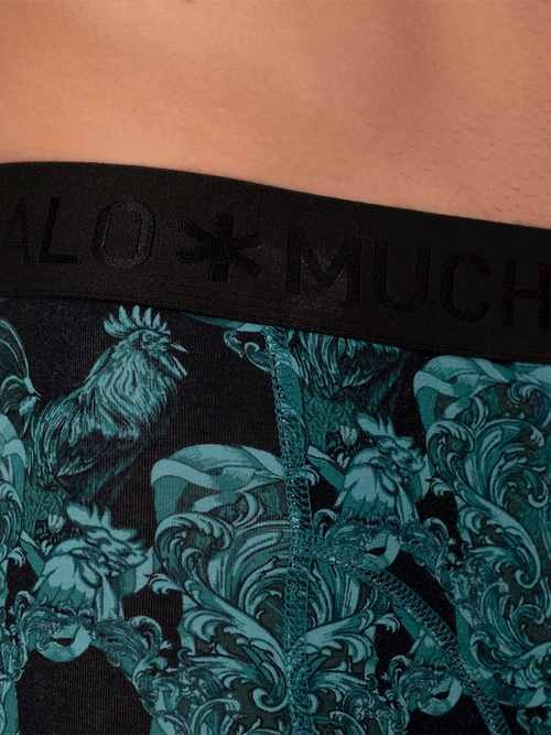Muchachomalo Hahn grün/print boxershort Muchachomalo Hahn grün/print boxershort
