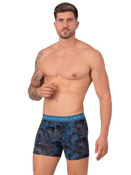 Muchachomalo Hirsche blau/print boxershort Muchachomalo Hirsche blau/print boxershort