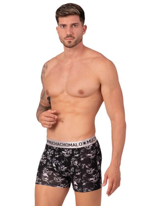 Muchachomalo Hirsche schwarz/print boxershort Muchachomalo Hirsche schwarz/print boxershort