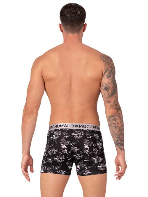 Muchachomalo Hirsche schwarz/print boxershort Muchachomalo Hirsche schwarz/print boxershort
