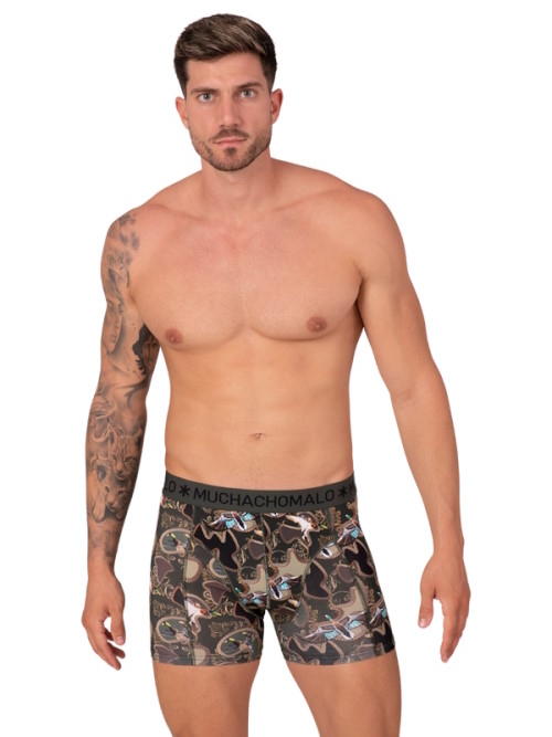 Muchachomalo Ente schwarz/khaki boxershort Muchachomalo Ente schwarz/khaki boxershort