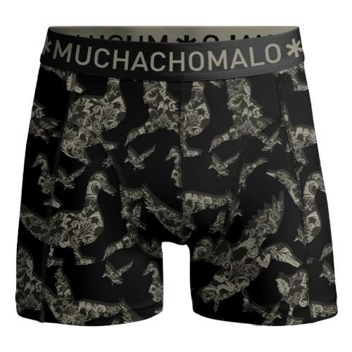 Muchachomalo Ente schwarz/print boxer short