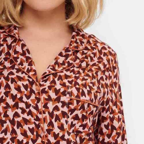 LingaDore Nacht Love braun/print nachtkleid LingaDore Nacht Love braun/print nachtkleid