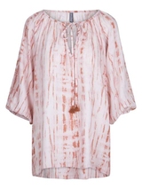 LingaDore Nacht Tie-Dye Hippie orange/print pyjama-shirt