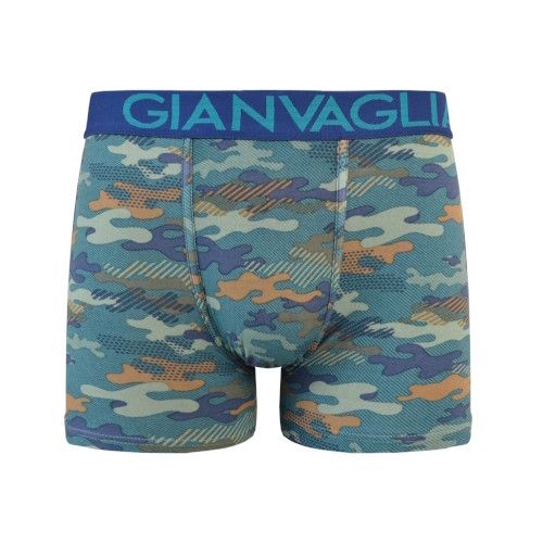 Gianvaglia Camouflage grün/print boxer short