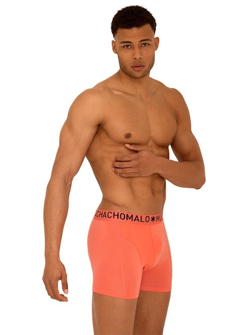 Muchachomalo Light Cotton Solid orange boxershort Muchachomalo Light Cotton Solid orange boxershort