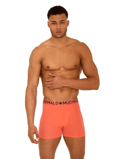 Muchachomalo Light Cotton Solid orange boxershort Muchachomalo Light Cotton Solid orange boxershort