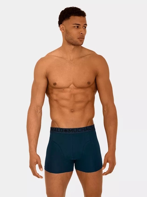 Muchachomalo Light Cotton Solid petrol boxershort Muchachomalo Light Cotton Solid petrol boxershort