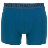 Muchachomalo Light Cotton Solid petrol boxer short